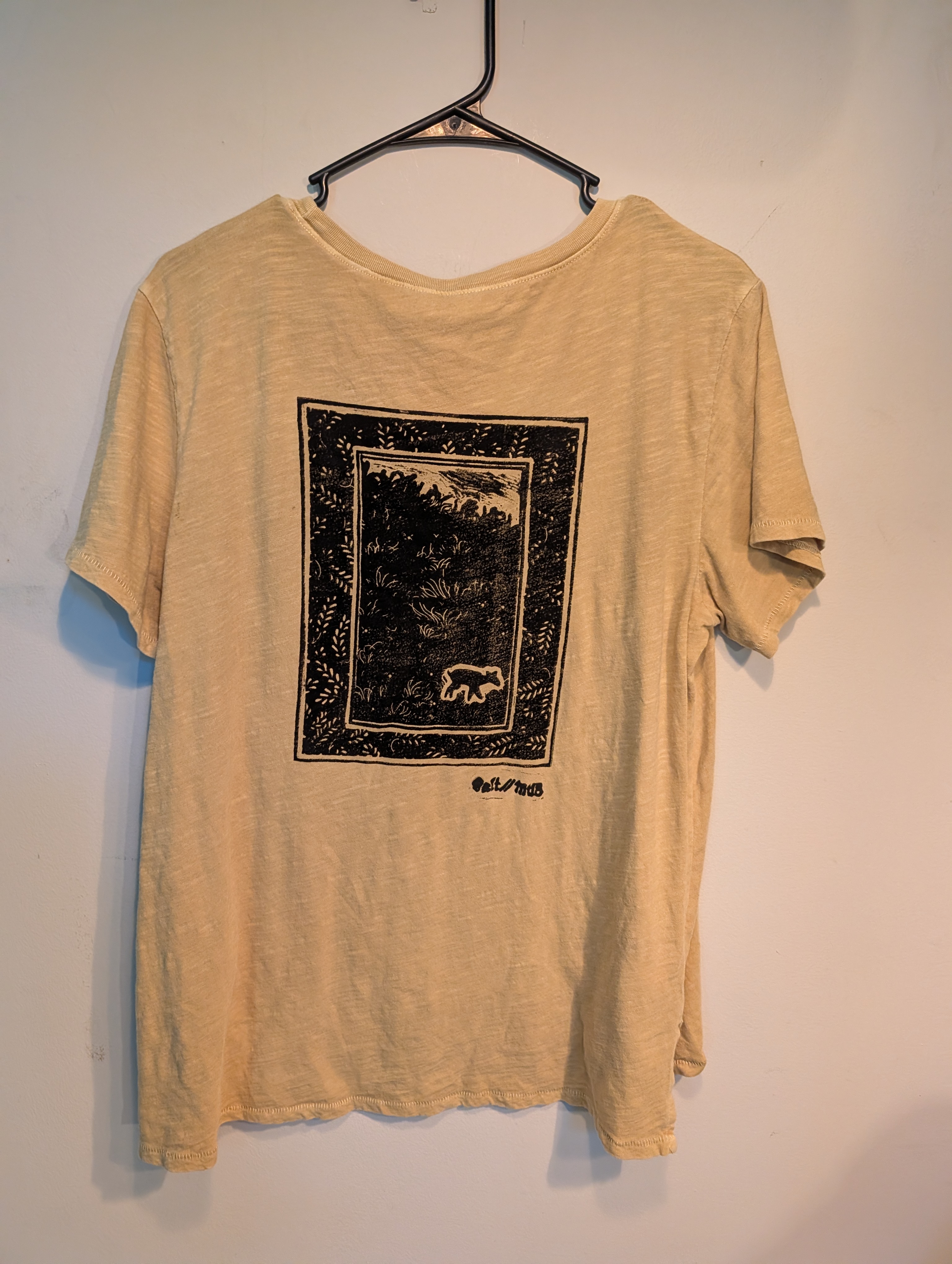 Salt//Mud Deer Field Yellow Tshirt — Belmont Batcave