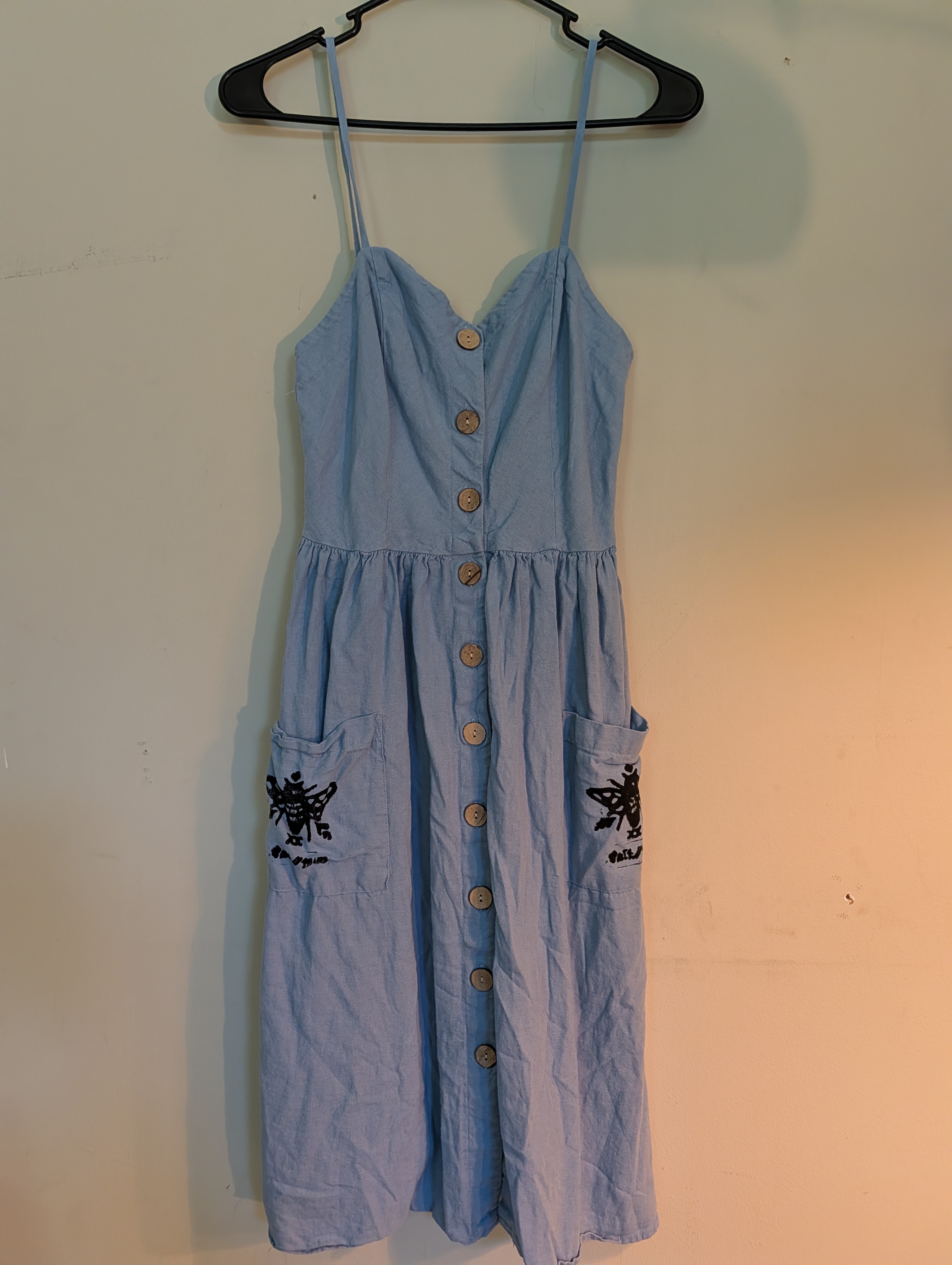 Salt//Mud Logo Blue Dress (Pockets) — Belmont Batcave