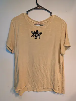 Salt//Mud Deer Field Yellow Tshirt — view 2