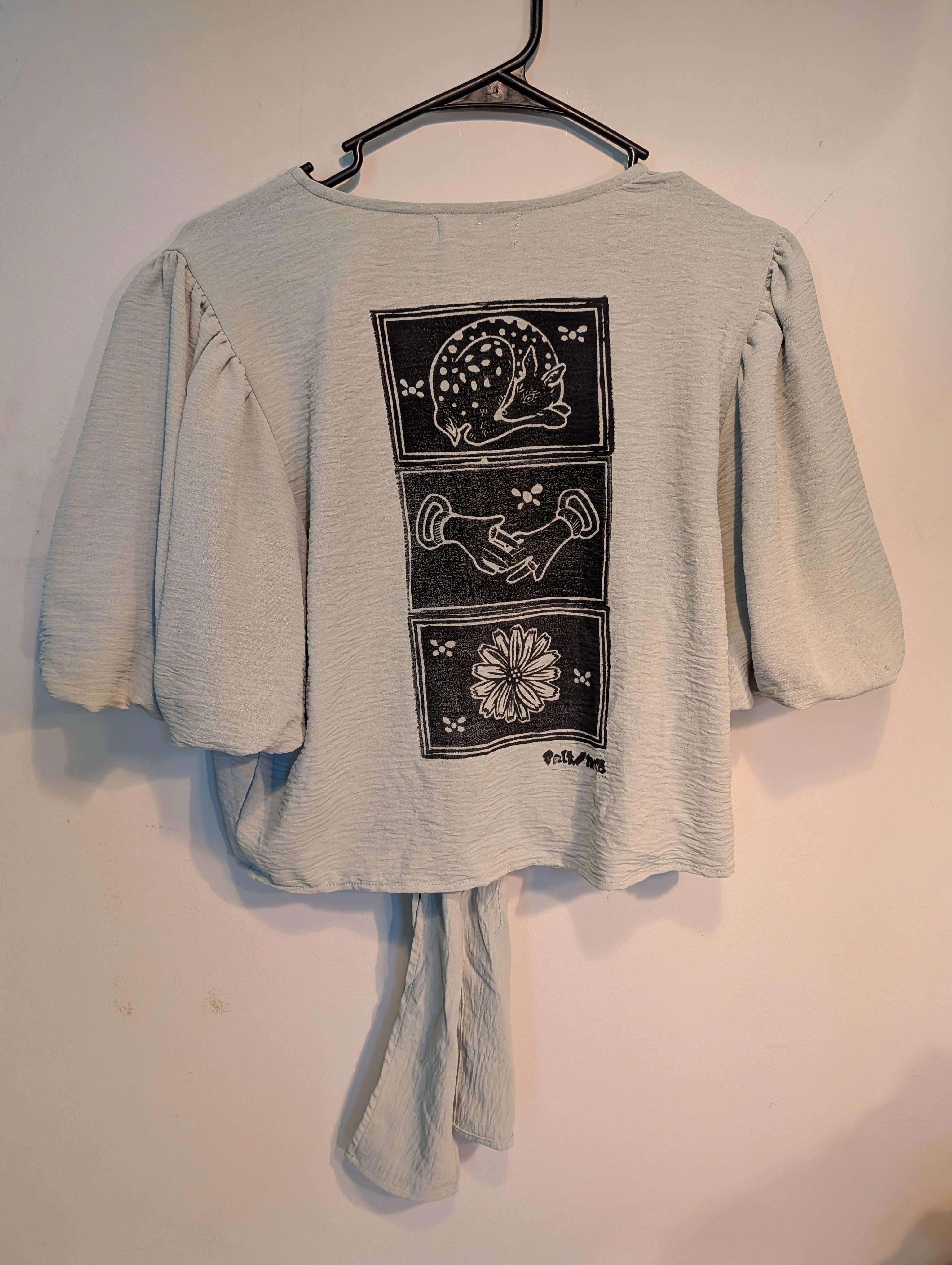 Salt//Mud Fae Wrap Blouse — Belmont Batcave