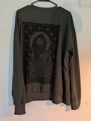Salt//Mud Harpy Green Sweatshirt — view 1