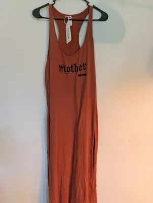 Salt//Mud Mother Burnt Orange Long Dress — view 2
