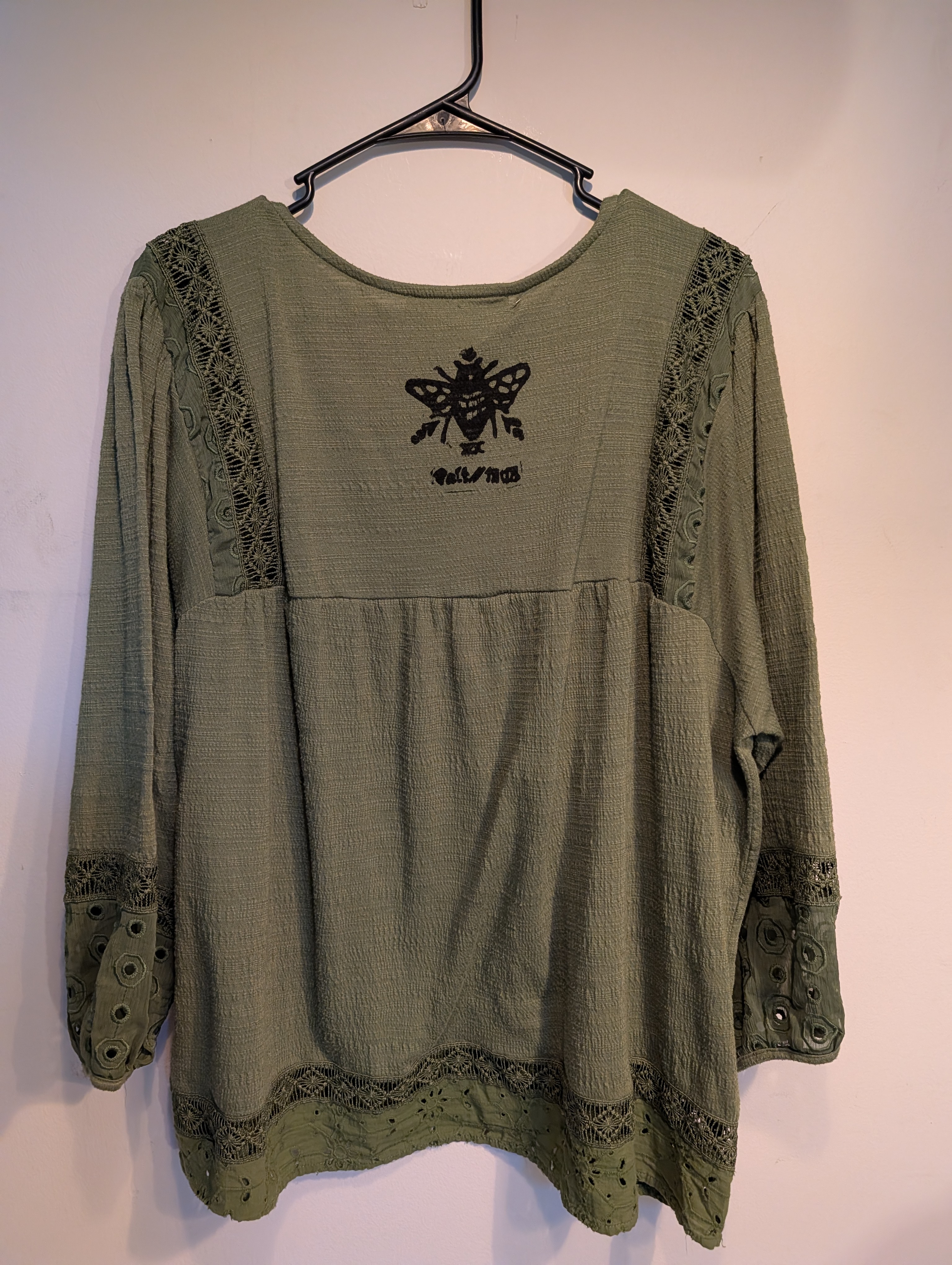 Salt//Mud Logo BOHO Blouse — Belmont Batcave