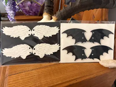 Bat Wing Shoe Charm