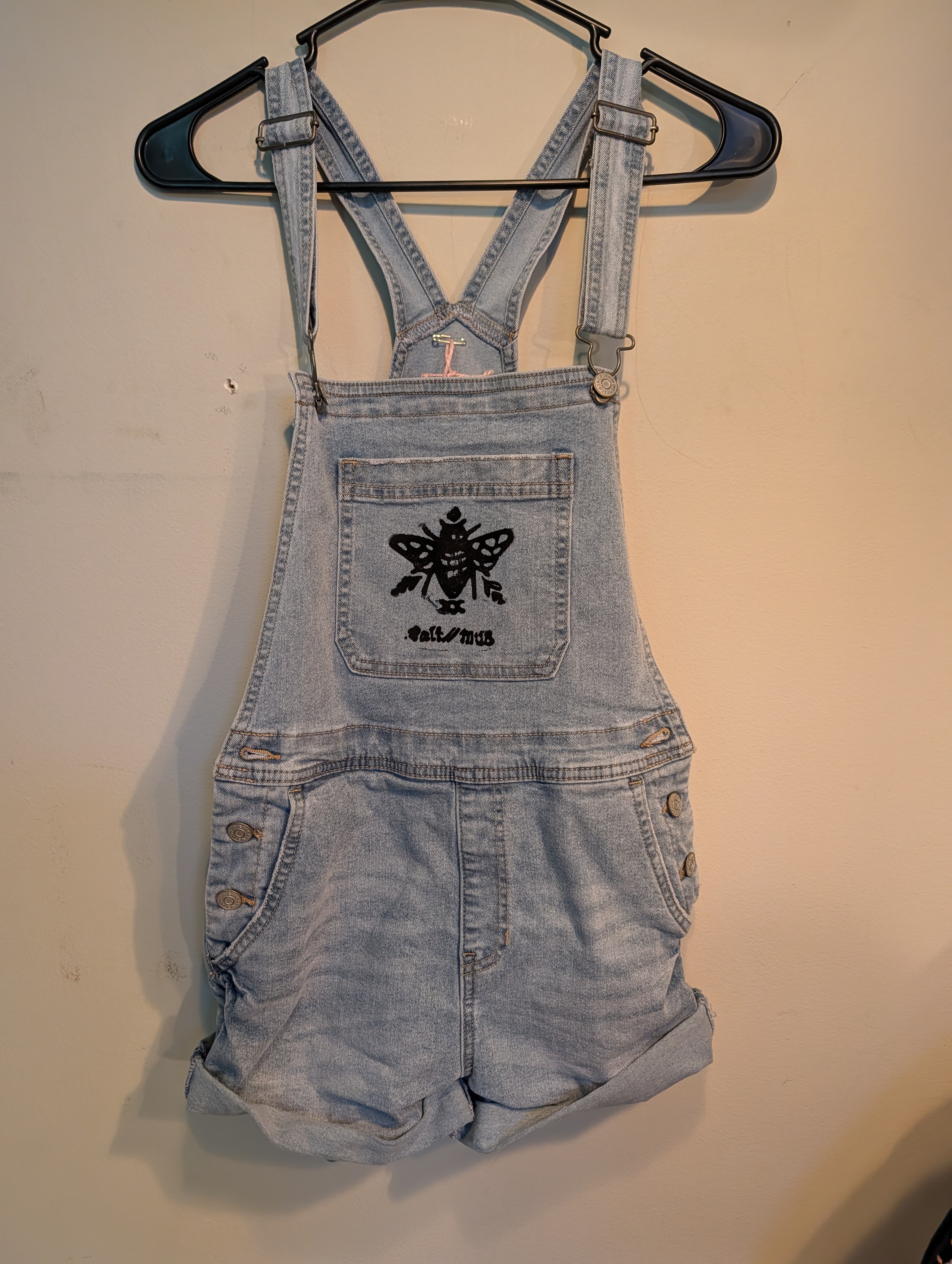 Salt//Mud Logo Denim Overalls — Belmont Batcave