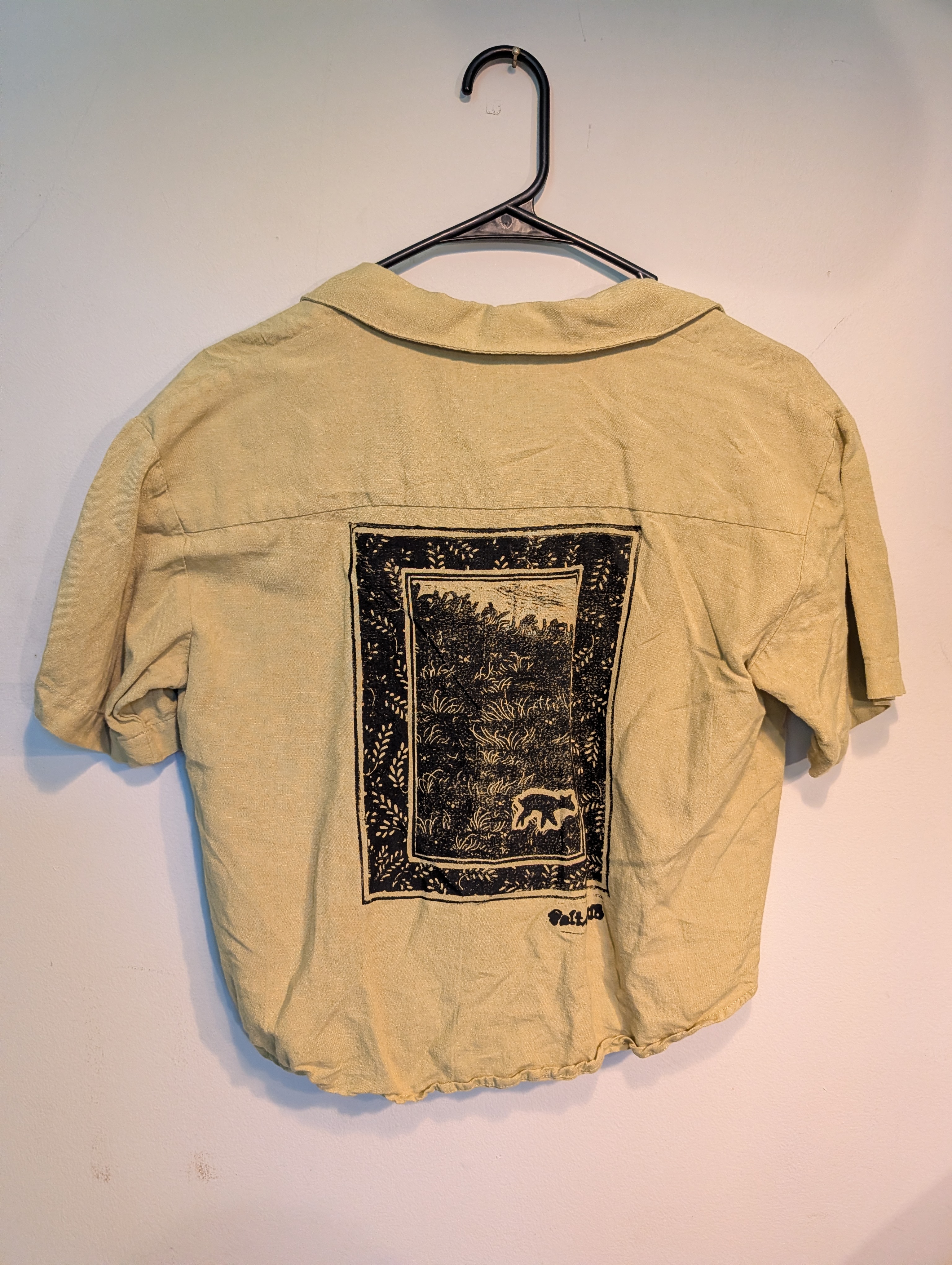 Salt//Mud Deer Field Cropped Buttonup — Belmont Batcave