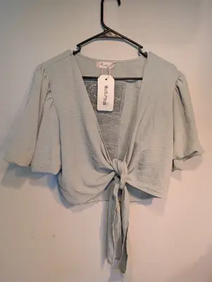 Salt//Mud Fae Wrap Blouse — view 2
