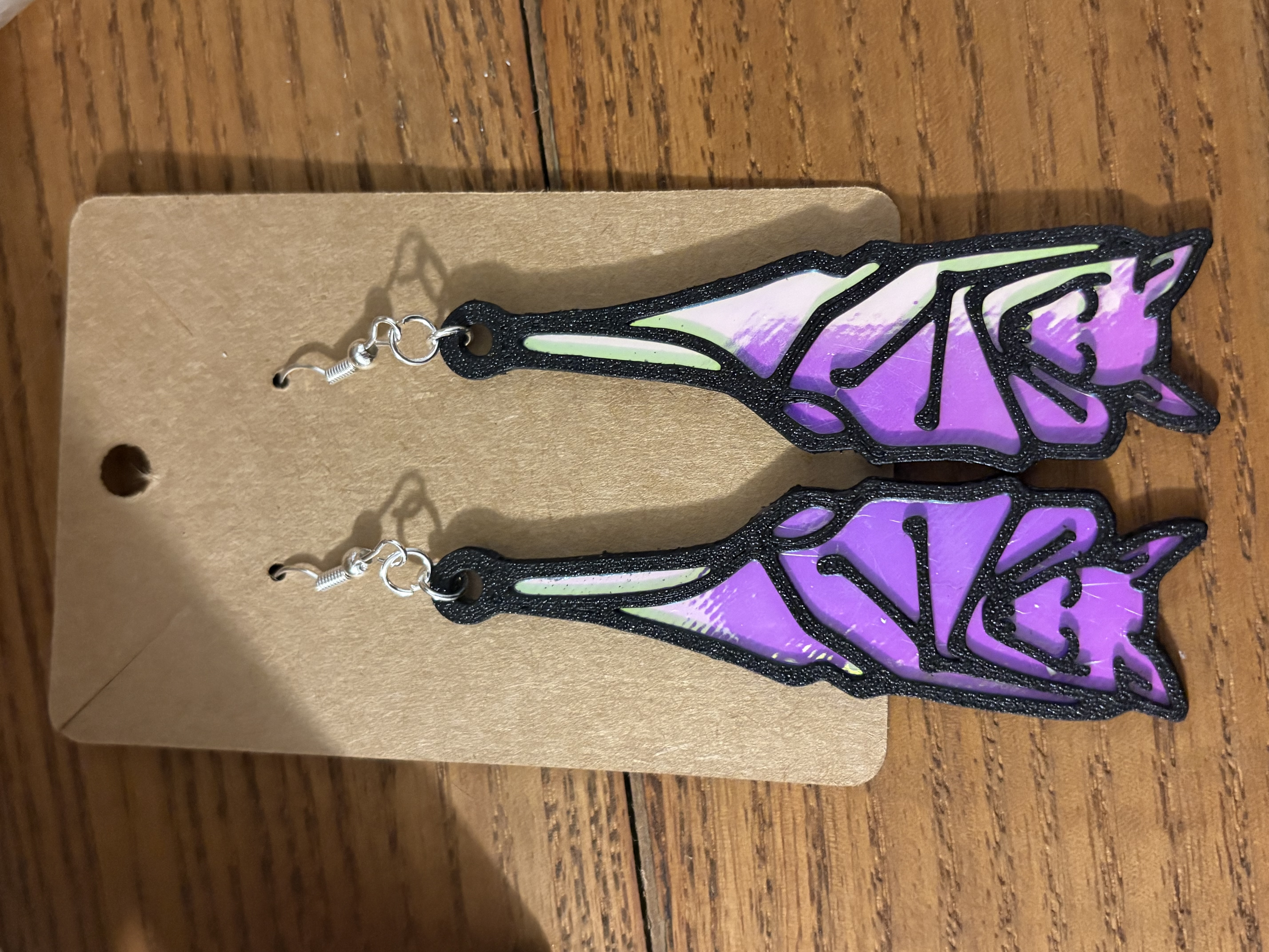 Bat Holo Earring — Belmont Batcave