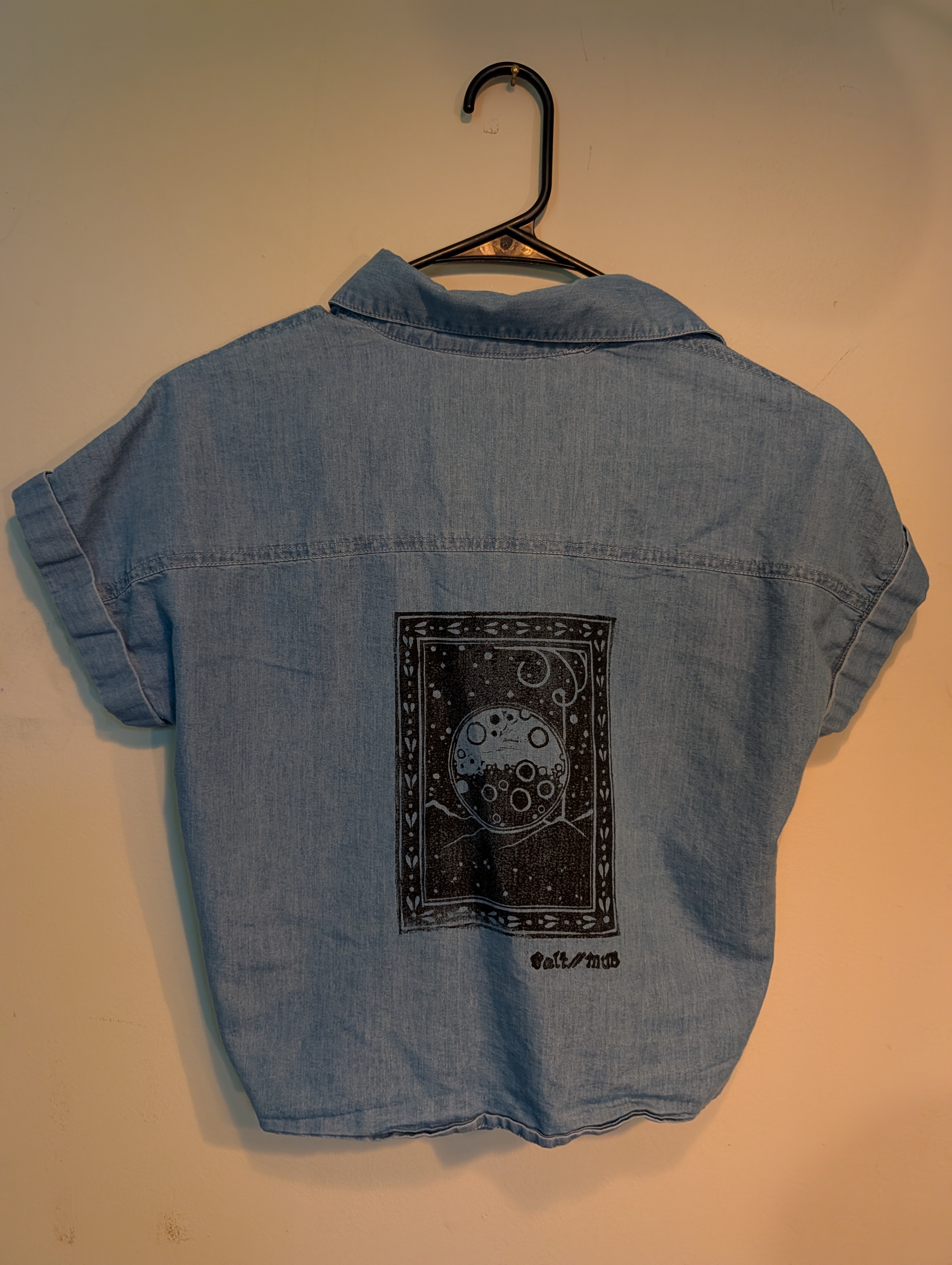 Salt//Mud Moon Tarot Tied Blouse — Belmont Batcave