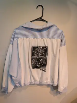 Salt//Mud Fae Blue Collared Sweatshirt — view 1