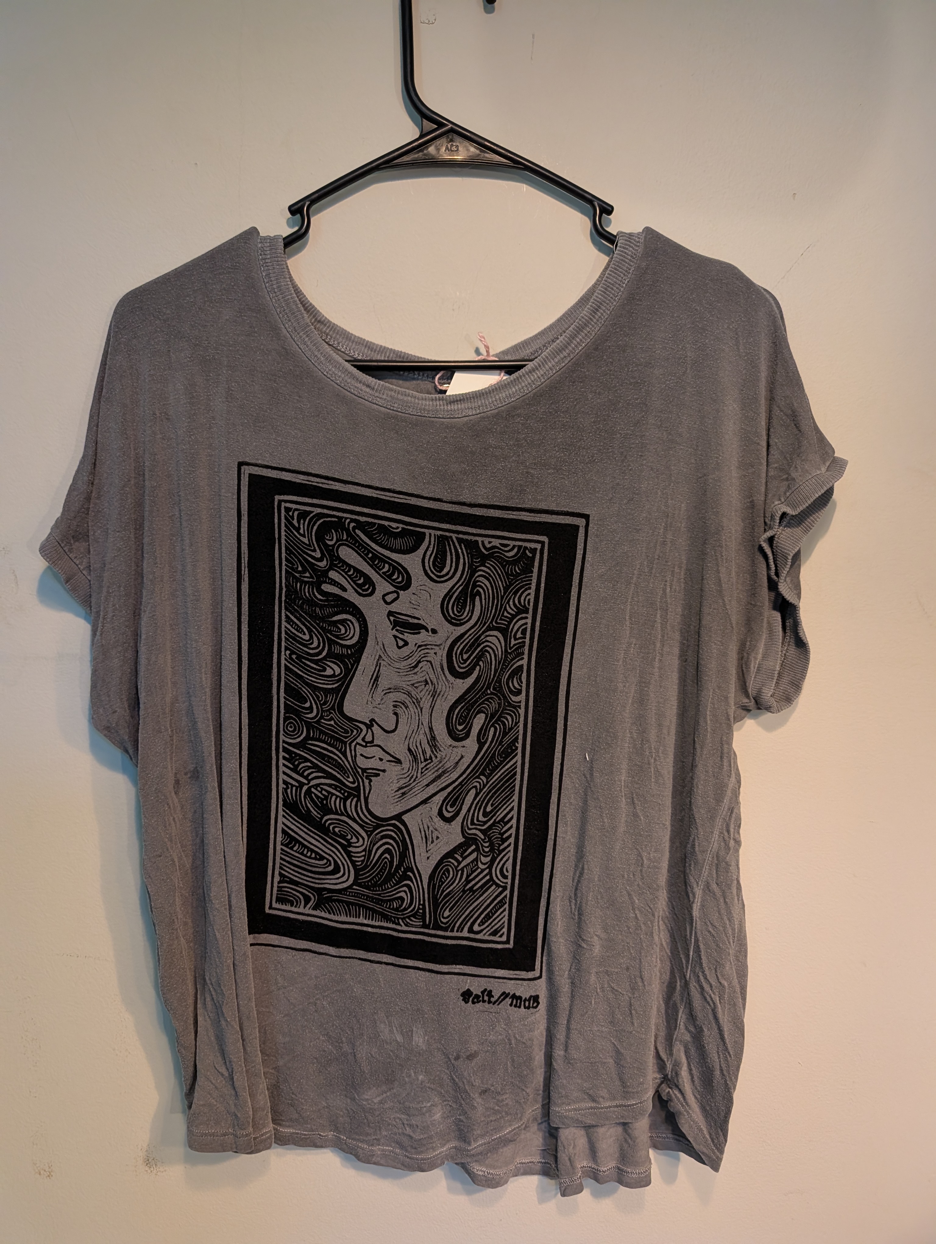 Salt//Mud Void.3 Grey Tshirt — Belmont Batcave