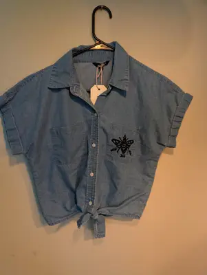 Salt//Mud Moon Tarot Tied Blouse — view 2