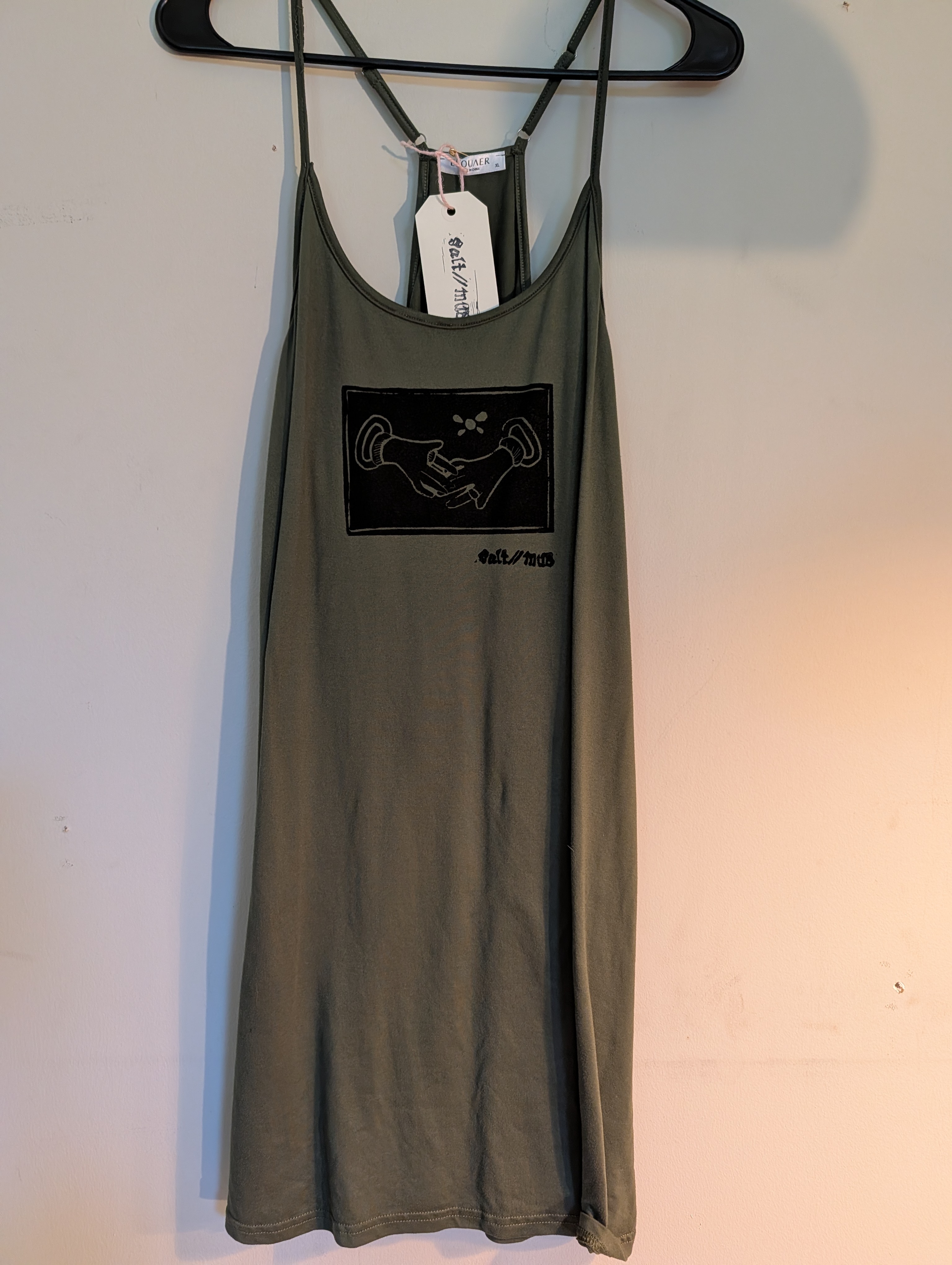 Salt//Mud Victorian Hands Green Dress — Belmont Batcave