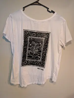Salt//Mud Swallowtail White Tshirt — view 1
