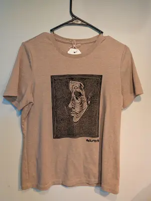 Salt//Mud Void.2 Tan Tshirt — view 1