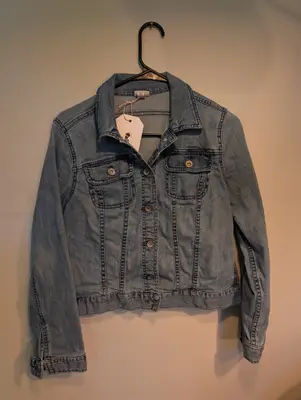 Salt//Mud Great Horned Owl Jean Jacket — view 2