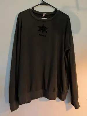 Salt//Mud Harpy Green Sweatshirt — view 2