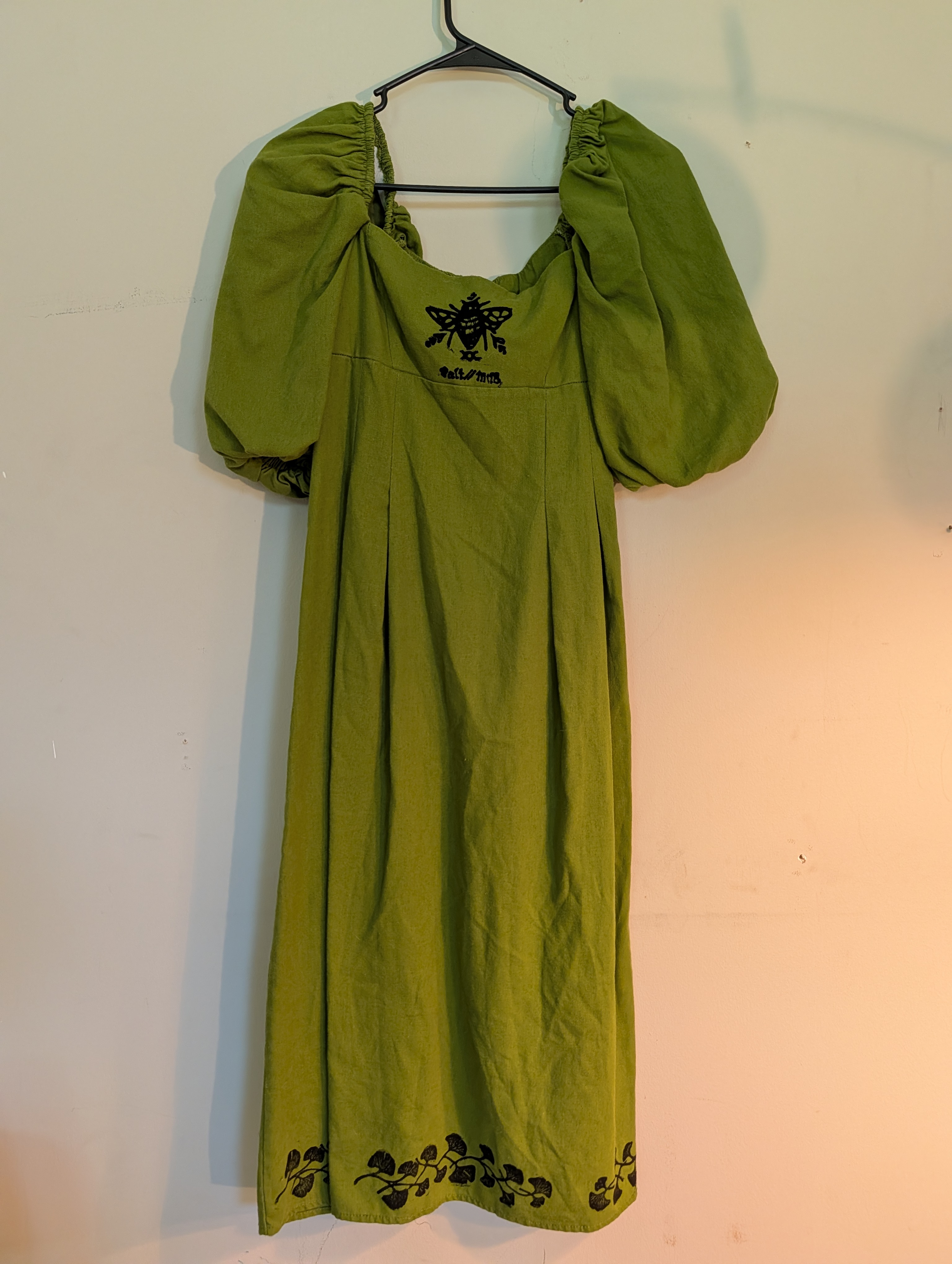 Salt//Mud Gingko Puff Sleeve Dress — Belmont Batcave