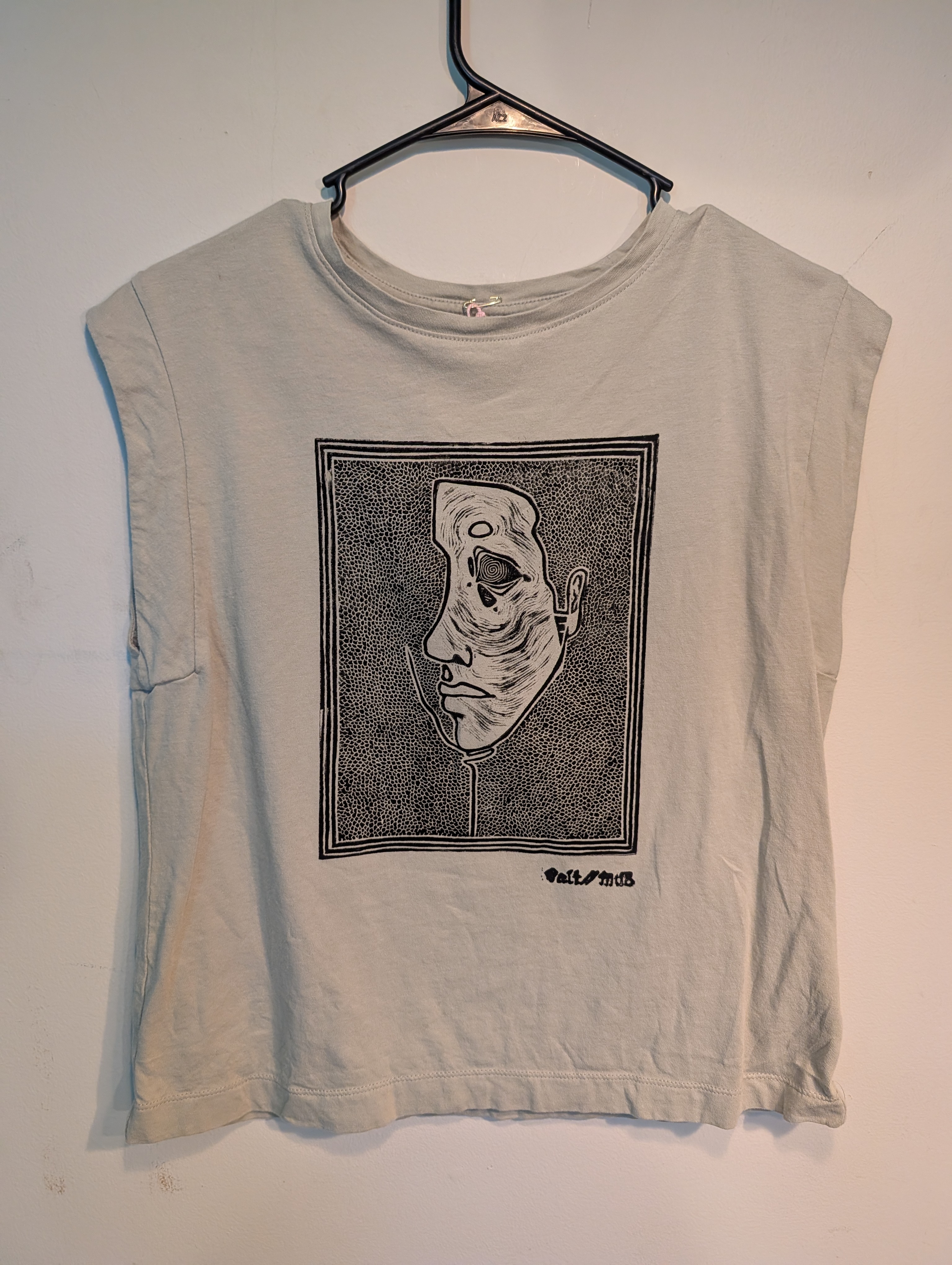 Salt//Mud Void.2 Beige Tank — Belmont Batcave