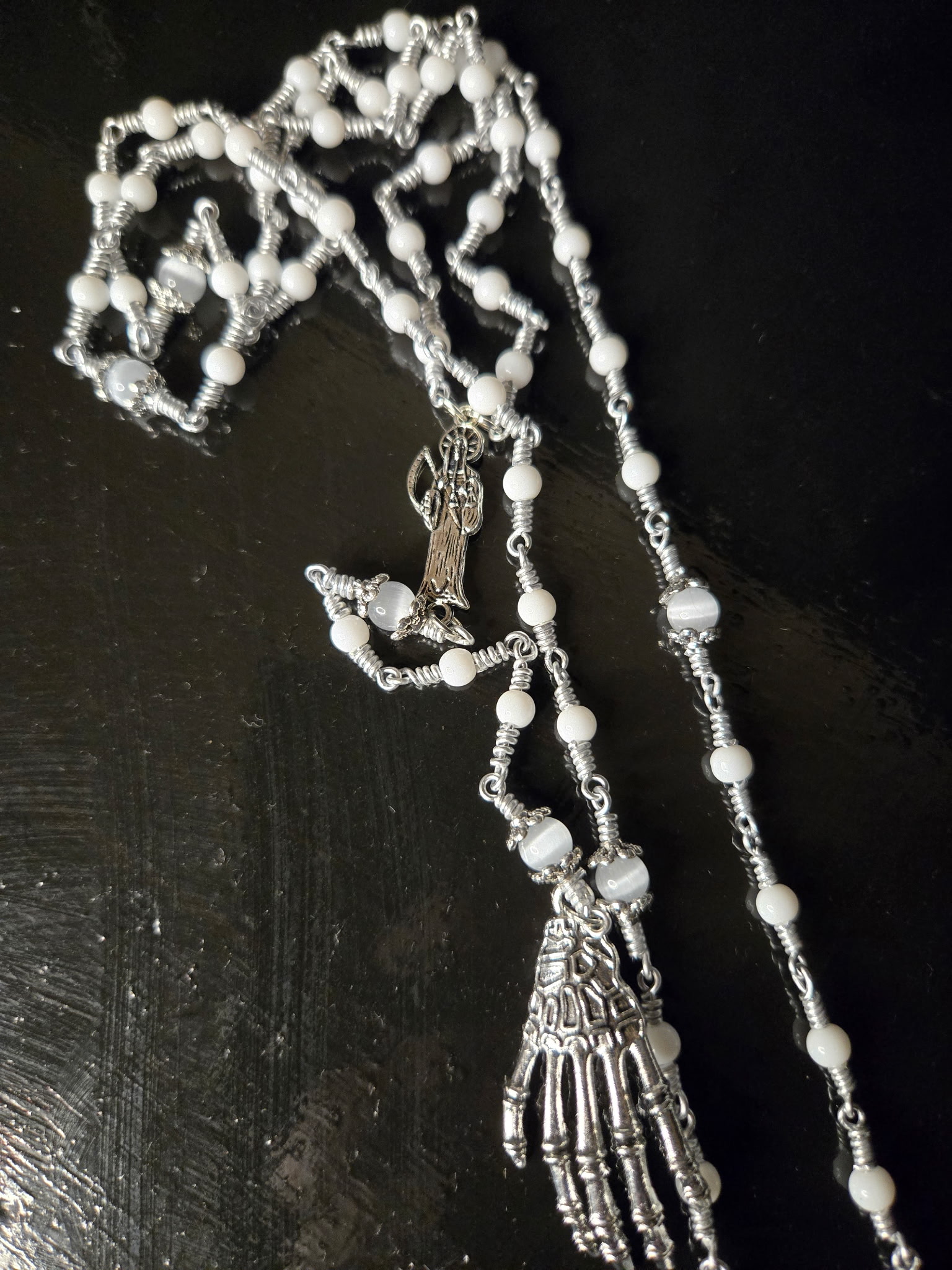 Santa Muerte Rosary — Belmont Batcave