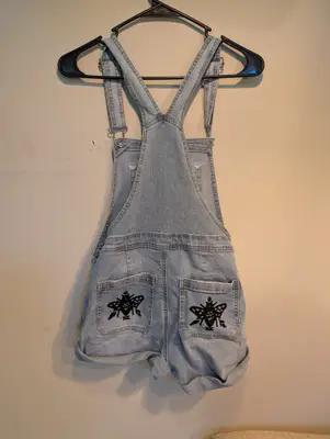 Salt//Mud Logo Denim Overalls — view 2