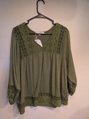 Salt//Mud Logo BOHO Blouse — view 2